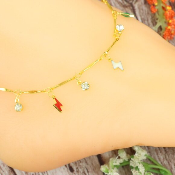 "Dainty Anklet for Women – Elegant Everyday Jewelry & Perfect Gift | MLCRC1478 - Picture 1 of 10